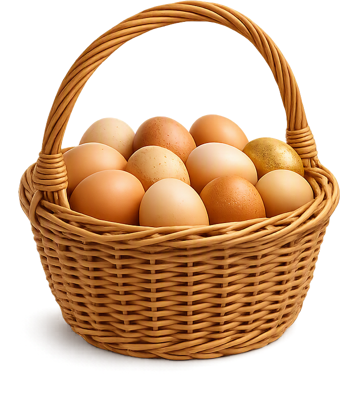 Cesta de ovos